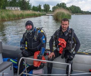 jezioro Tarnobrzeskie Niezwykła akcja płetwonurków