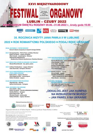 26. Międzynarodowy Festiwal Organowy Lublin - Czuby