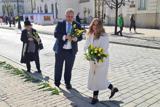 Joanna Kurska uczciła pamięć Marii Kaczyńskiej 