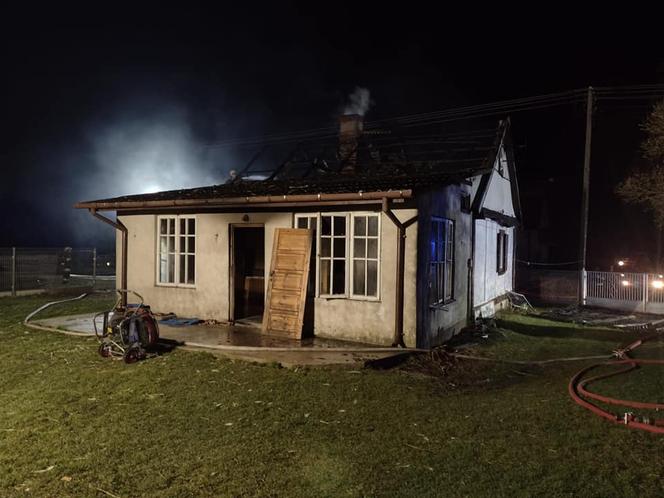 Wola Bystrzycka: Makabryczna śmierć w płomieniach. 87-latek ofiarą pożaru