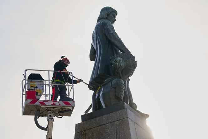 Pomnik Tadeusza Kościuszki na Placu Wolności w Łodzi będzie wyglądał jak nowy