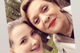 Barwy szczęścia na planie nowy sezon. Sofia (Valeri Guliaieva), Józefina Rawicz (Elżbieta Jarosik)