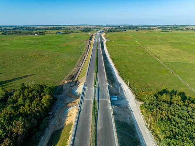 Obwodnica Łomży - plac budowy w sierpniu 2024