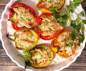 Papryka faszerowana kurczakiem: łatwa, pyszna, zdrowa!