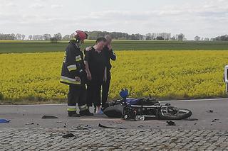 Śmiertelny wypadek motocyklisty pod Brzegiem