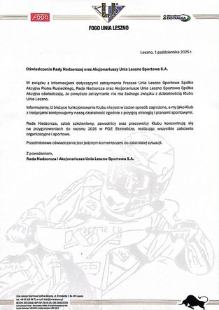 Oświadczenie