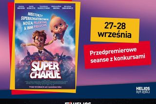 Siedlecki Helios zaprasza na przedpremierowe seanse filmu „Super Charlie” z konkursami