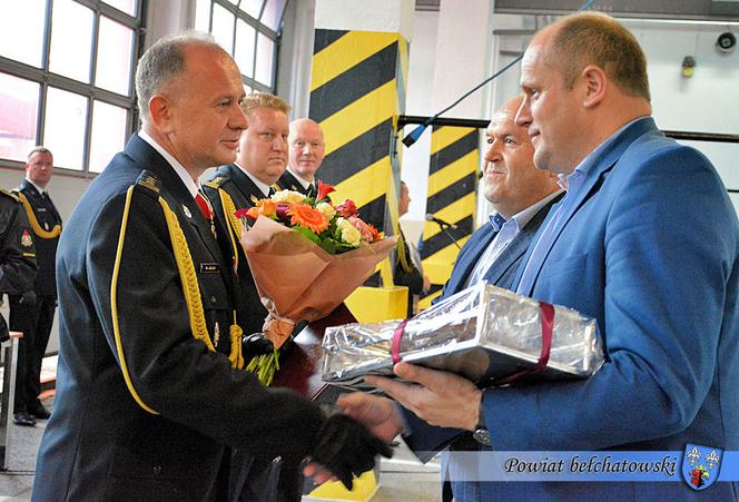 Komendant bełchatowskiej PSP odchodzi na emeryturę. Wojciech Jeleń pożegnał się dziś ze strażakami!