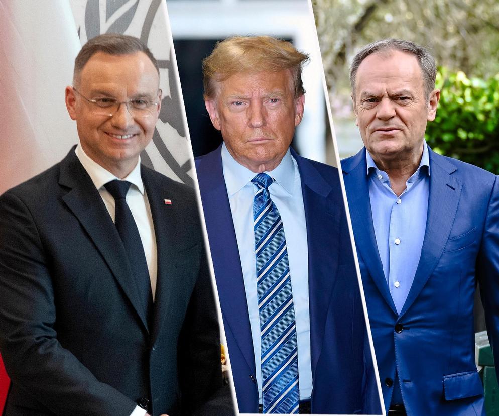 Andrzej Duda, Donald Trump, Donald Tusk
