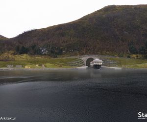 Wizualizacja tunelu dla statków w Norwegii 