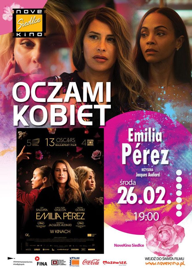 Film „Emilia Pérez” już  26 lutego w ramach cyklu „Oczami Kobiet” w Novekino Siedlce