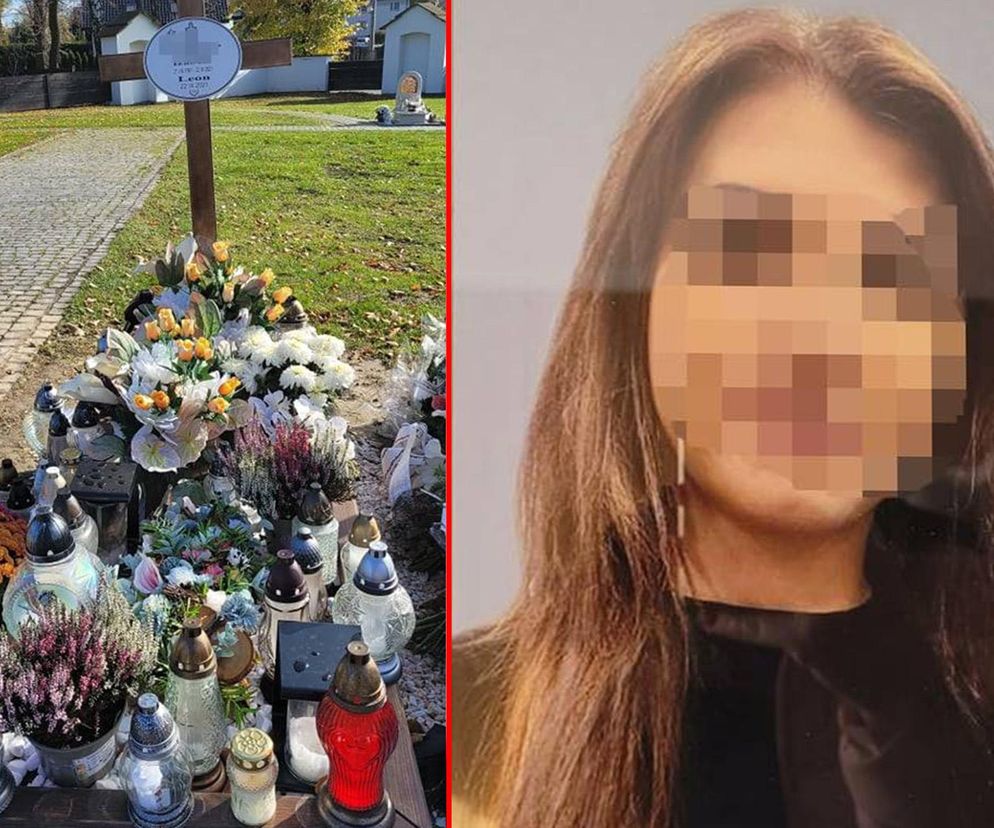 Tak wygląda grób Izy i Leosia. Ciężarna kobieta zmarła w szpitalu