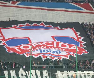 ZDJĘCIA kibiców na meczu Górnik Zabrze-Lech Poznań