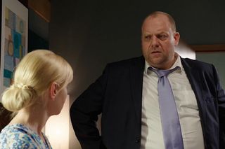 M jak miłość odc. 1831. Jagoda (Katarzyna Kołeczek), Tadeusz (Bartłomiej Nowosielski)