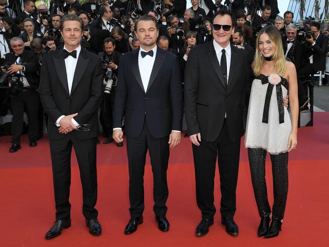 Premiera "Pewnego razu w Hollywood" - Brad Pitt, Leonardo DiCaprio, Quentin Tarantino, Margot Robbie