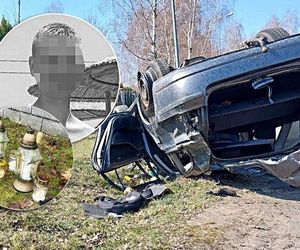 Tragiczny wypadek w Chełmie. Dwóch 18-latków nie żyje. Znicze na miejscu tragedii 