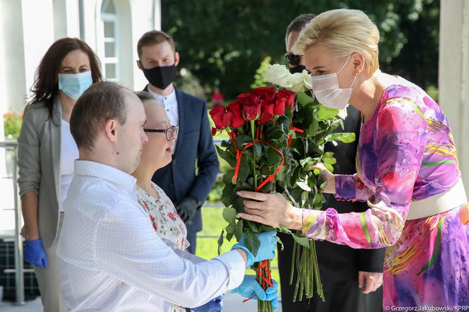 Agata Kornhauser-Duda na Podlasiu: Dawanie siebie innym jest wielką przyjemnością