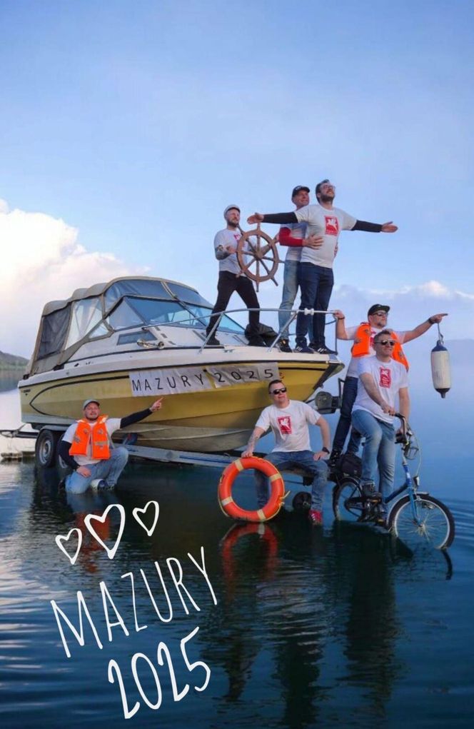 Z Kalisza na Mazury na kultowych składakach! Ekipa Wigry Składaki Dobre Chłopaki szykuje się do kolejnej wyprawy