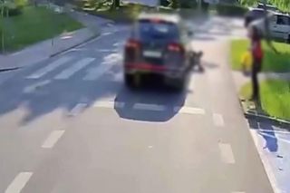 Szokujące nagranie z Zielonej Góry. Potrącił nastolatka na pasach i uciekł