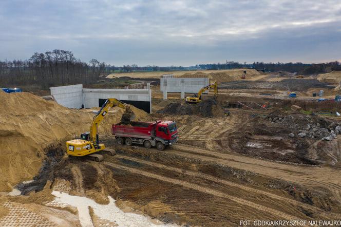 Budowa S7 na trasie Napierki - Płońsk. Zobacz postępy prac [GALERIA]