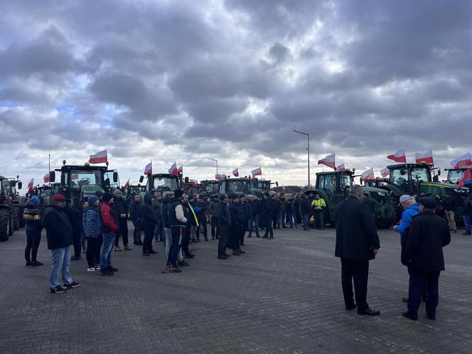 Protest rolników w Gorzowie