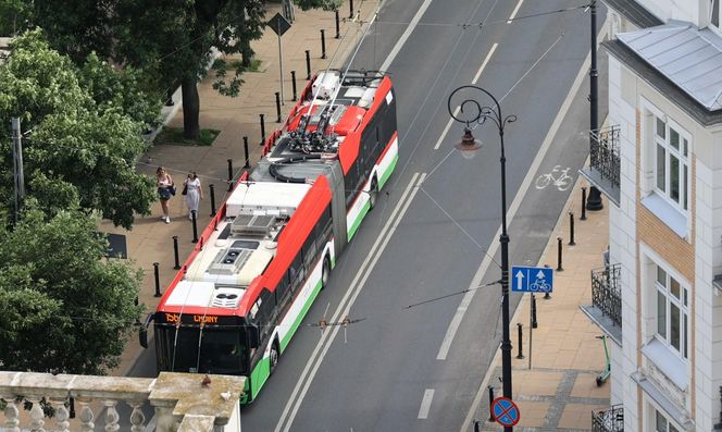 Panorama Lublina z najwyższego punktu widokowego w mieście - Wieży Trynitarskiej