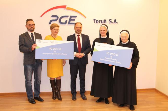 PGE Toruń przekazała 40 tysięcy zł czterem organizacjom pożytku publicznego