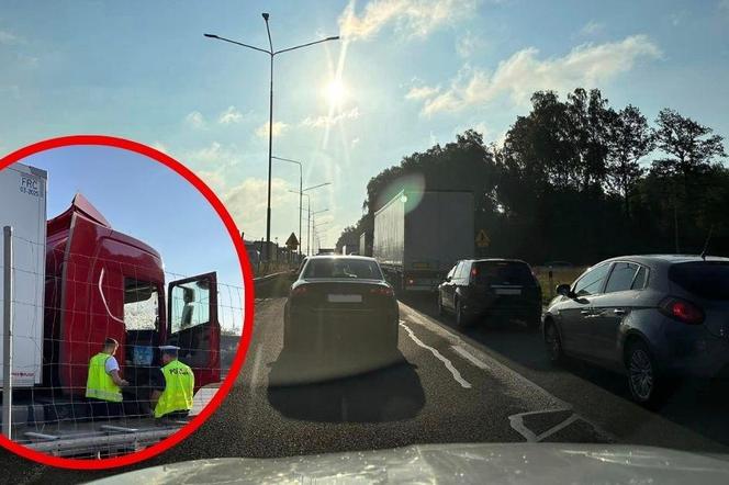 Kolizja na autostradzie A4 w Katowicach. Występują ogromne utrudnienia