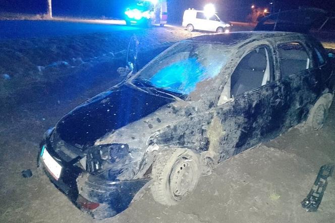 Tragiczny wypadek w Oleśnie. Obok samochodu znajdowały się zwłoki kobiety