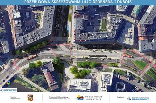 Przebudowa przystanku Drobnera-Dubois