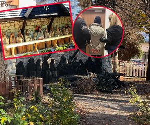 Bestialski akt wandalizmu w Lublinie. Bezdomni podpalili rzeźbę Ostatniej Wieczerzy