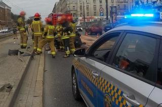 Wypadek na al. Solidarności