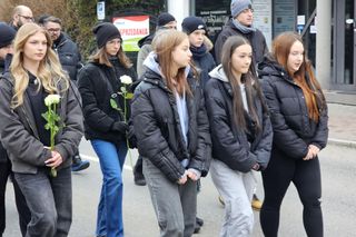 Marsz ku pamięci tragicznie zmarłego Wojtka w Piotrkowie Tryb.