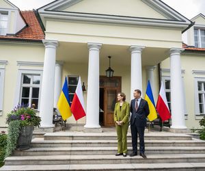Radosław Sikorski przyjął delegację z Ukrainy w Chobielinie