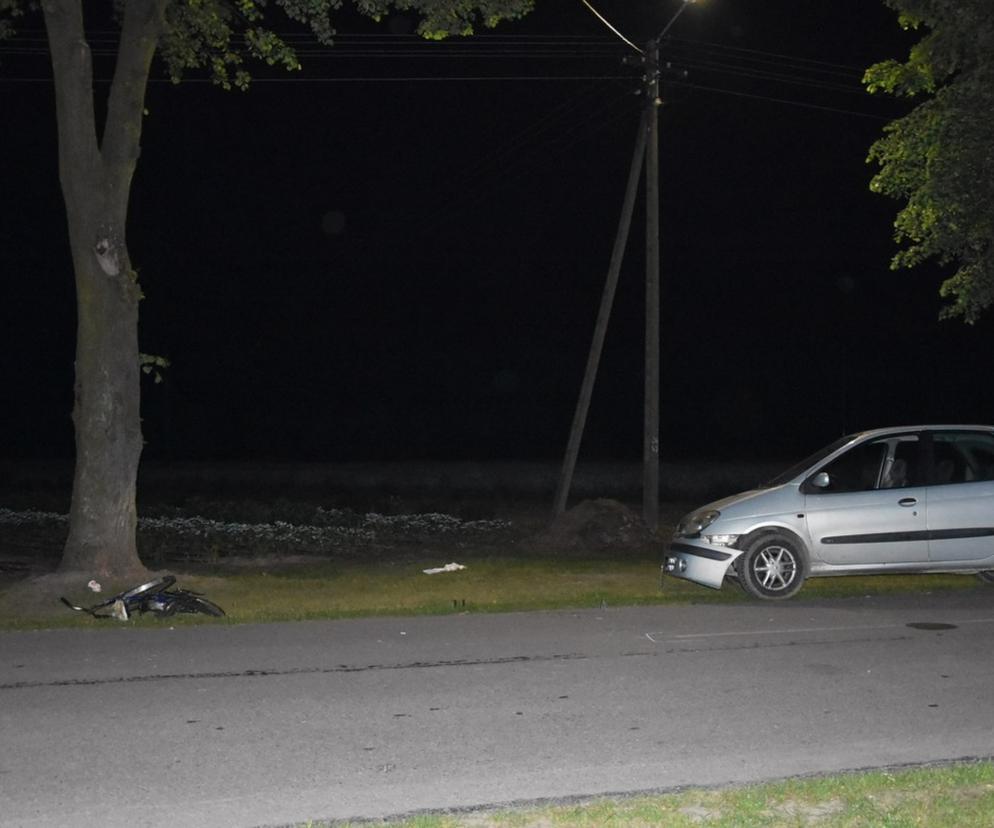 Lubelskie: Samochód wjechał w rowerzystę. 19-latek trafił do szpitala 