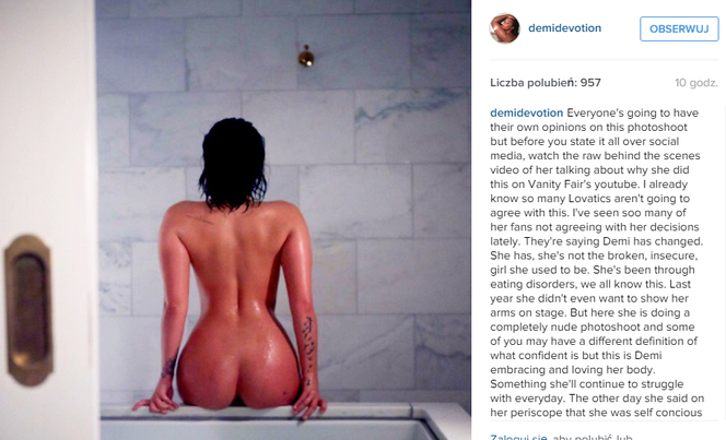 3/10/ - Demi Lovato Poses Fully Nude, Makeup-Free in Emotionally Raw Photos...