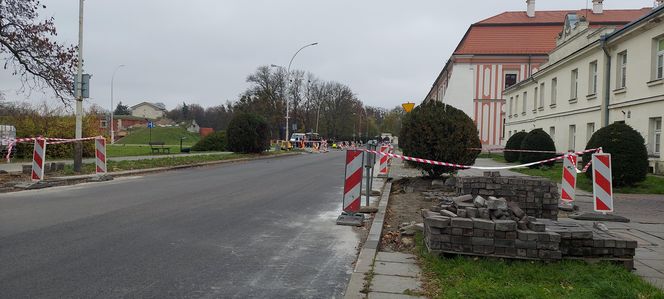 ulica Akademicka w remoncie