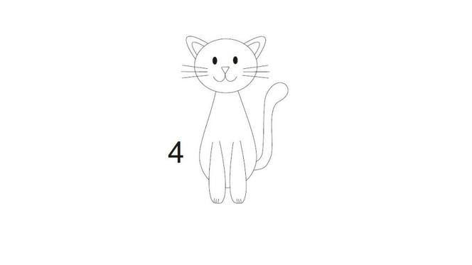 jak narysować kota - krok 4