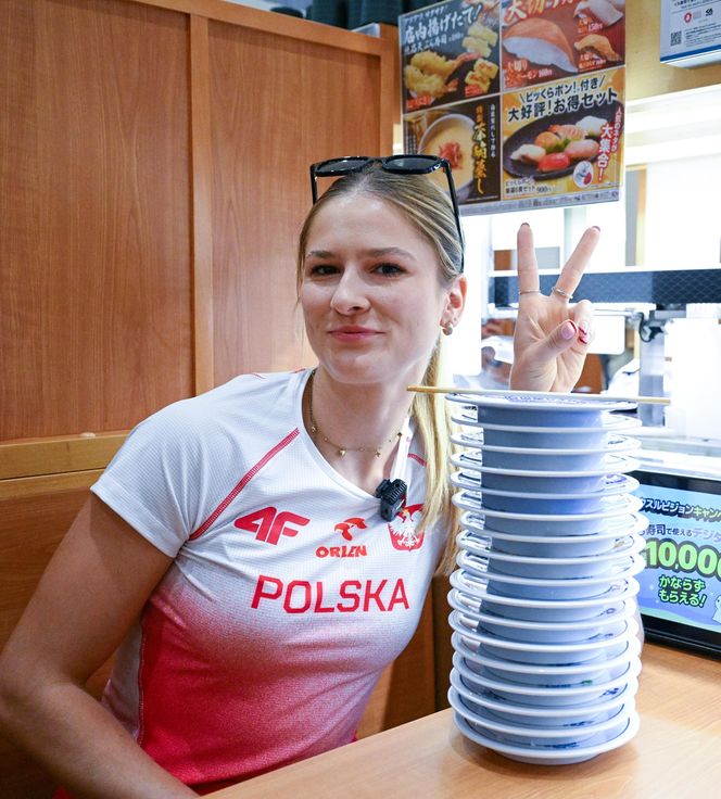 Pia Skrzyszowska lubi sushi