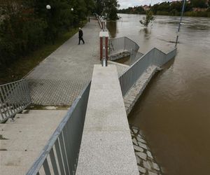 Fala kulminacyjna przepływa przez województwo lubuskie. Tak wygląda Krosno Odrzańskie