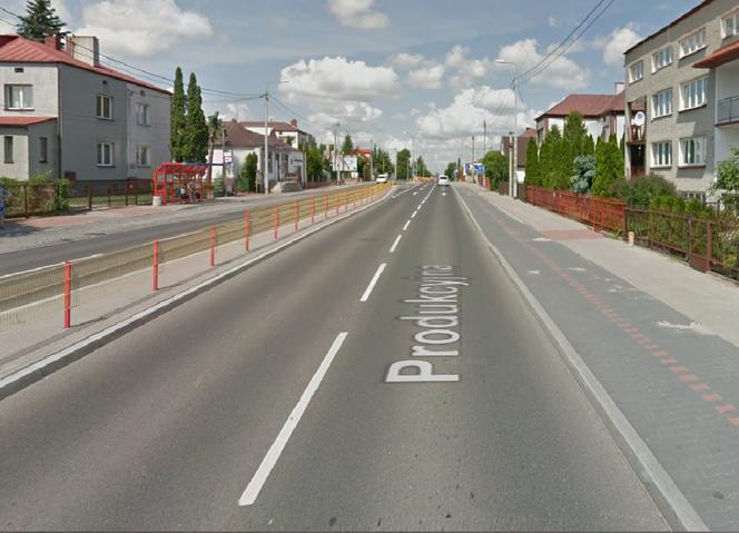 Ulica Produkcyjna - około 3,5 km