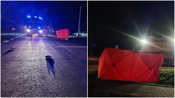 Drobin. Autobus zabił go na przejściu! Zostały tylko buty [ZDJĘCIA]