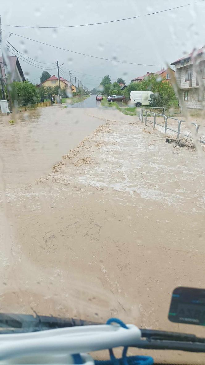 Zalane ulice, piwnice i połamane gałęzie. Zobacz skutki intensywnych opadów w woj. lubelskim