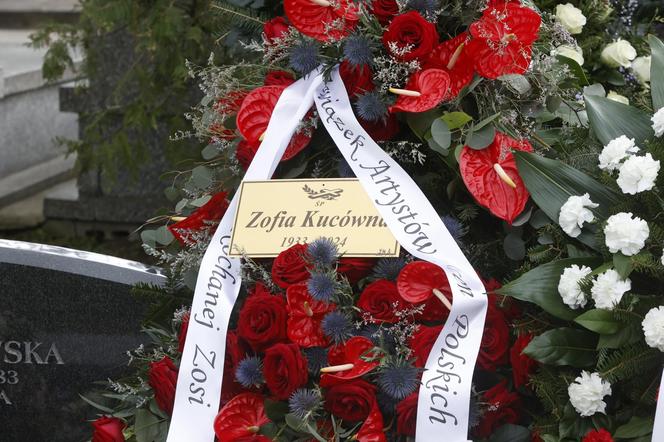 Pogrzeb Zofii Kucówny - cmentarz i grób