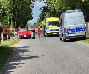 Pod Krakowem dzieci na hulajnodze wpadły pod samochód! Lądował śmigłowiec LPR