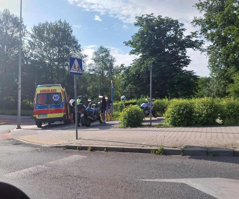 Kraksa dwóch rowerzystów w Starachowicach