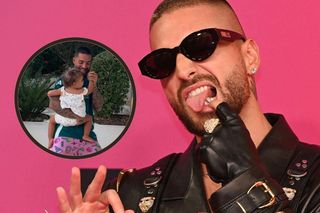 Maluma po raz pierwszy pokazał twarz córki. Roczna Paris to kopia mamy! Identyczna