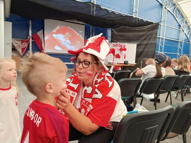 Strefa kibica w Radzyniu Chełmińskim Polska - Austria