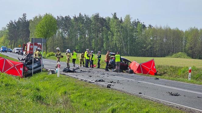 Tragiczny wypadek na DK 25 w Płociczu! Nie żyją dwaj kierowcy