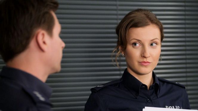 M jak miłość odc. 1873. Natalka (Dominika Suchecka), Adam Karski (Patryk Szwichtenberg)